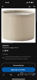 Paralume Ikea RINGSTA 19 cm