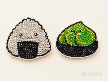 Set di 2 calamite a tema Sushi 