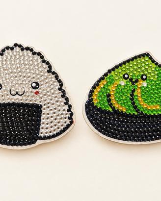 Set di 2 calamite a tema Sushi 