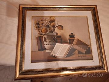 quadro - dipinto olio su tela con certificato