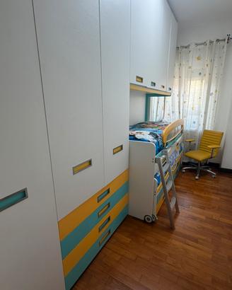 Cameretta completa 2 letti e scrivania