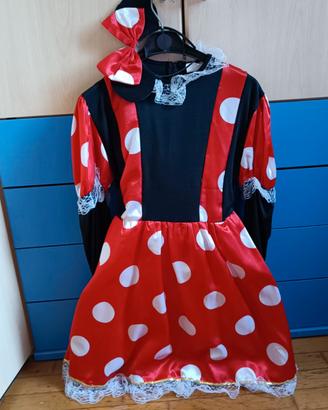 Abito carnevale da Minnie 8/9 anni
