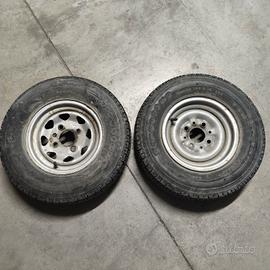 Ruote Tubeless da 10" per rimorchi/carrelli