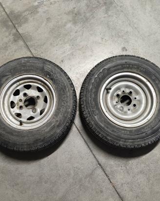 Ruote Tubeless da 10" per rimorchi/carrelli