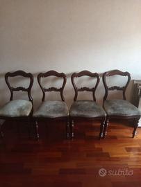 sedie bandelle antiquariato