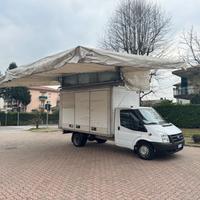 Ford transit furgonato con tenda elettrica