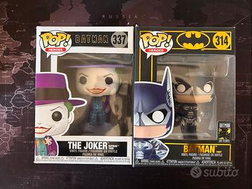 Funko Pop Batman #314 + Joker #337