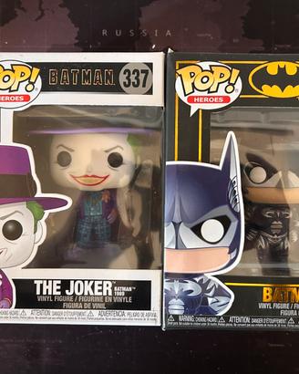 Funko Pop Batman #314 + Joker #337