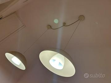 Lampadario doppio moderno