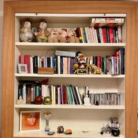 libreria sospesa di design