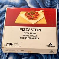 Kit Pietra per Pizza VESUVO + Pala legno – nuovo