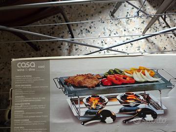 Griglia in Pietra Ollare "Casa Wine & Dine