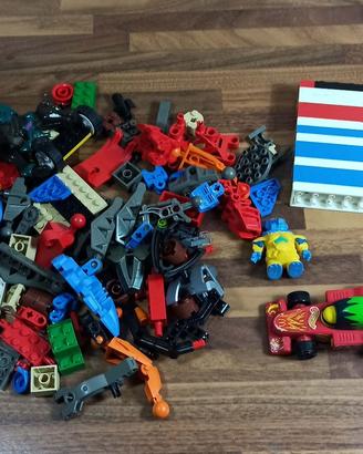 Lotto LEGO Bionicle Mattoncini e Hot Wheels 396g