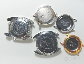 CASSE PER OROLOGI VINTAGE SEIKO  7005-8030 E ALTRE