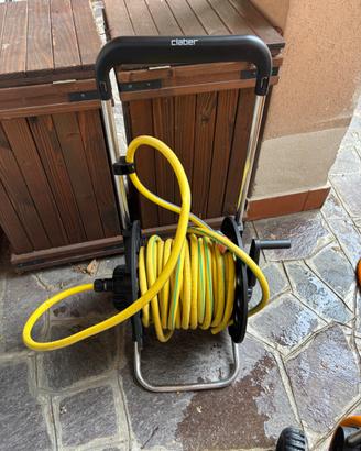 Avvolgi tubo  claber con tubo
