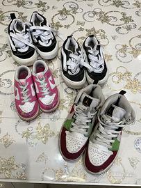set scarpe bambino/a unisex numero 26/30.5/32.5/34