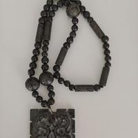 Collana in malachite