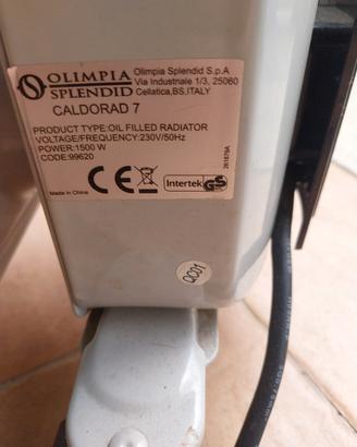 Termosifone a olio Olimpia splendid