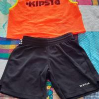 set 3 pezzi pantaloncini short tarmak pettorina ju