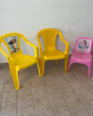 Sedie per bambini