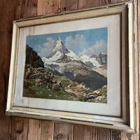 Quadro d’epoca Cervino