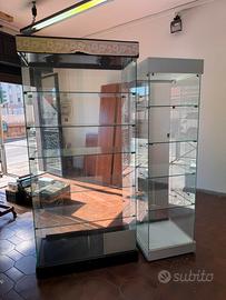 Vetrina per esposizione minerali e collezione