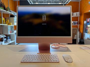 Apple iMac 24" chip M1 anno 2021 Pink