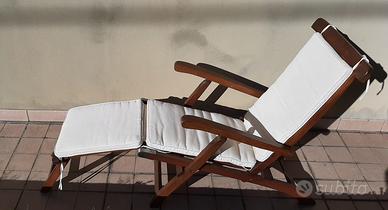 Sdraio in legno regolabile