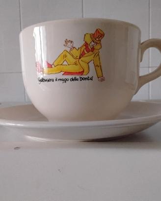 tazzona  con piattino 