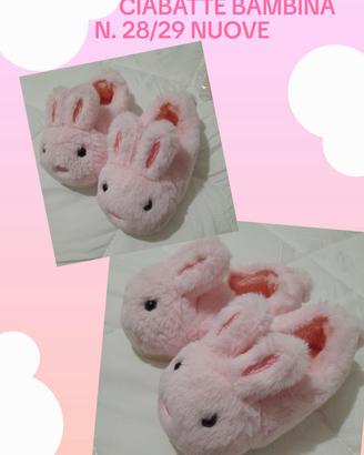 CIABATTINE BIMBA 28/29 NUOVE