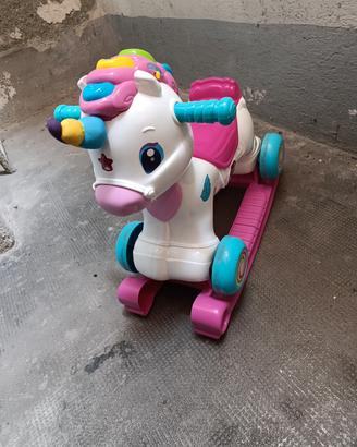 dondolo cavalcabile per bimba 