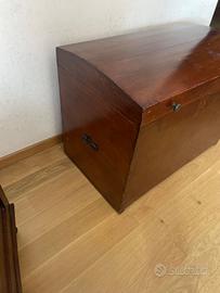 Baule in legno restaurato