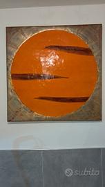 Quadro lamiera cm 120x120 