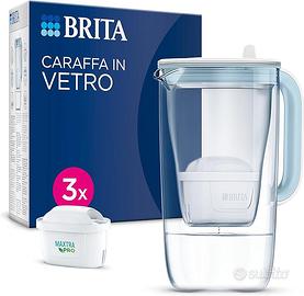 BRITA Caraffa filtrante acqua vetro (2.5L) incl. 3