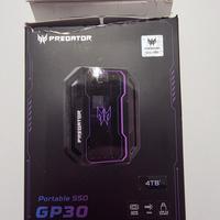 ssd esterno Predator 4TB