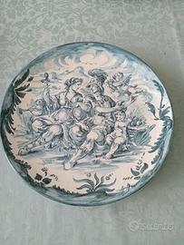 Piatto da parete in ceramica