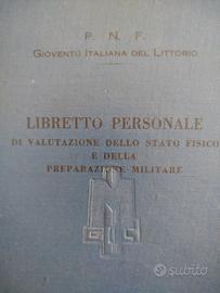 libretto balilla e cartina Abissinia 