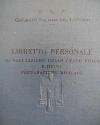 libretto balilla e cartina Abissinia 
