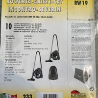 Sacchetti aspirapolvere Rowenta, Ariete + alt RW19