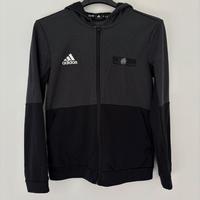 Felpa Adidas nera con zip | Taglia M