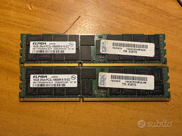 RAM 16gb 2Rx4 PC3L - 10600R