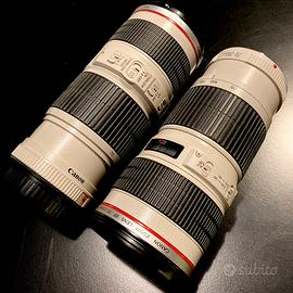 Canon EF 70-200 mm f/4 L IS USM + altro no IS