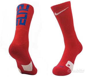 calze nike elite rosse uomo sportive