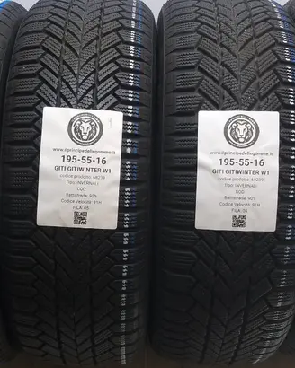 4 GOMME 195 55 16 GITI A68239