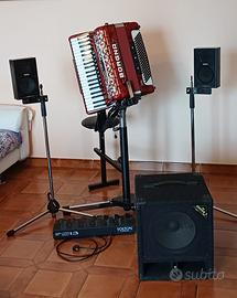 Fisarmonica “Borgna Super” + set Midi & Audio