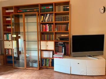 LIBRERIA LEGNO MASSELLO