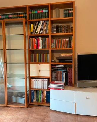 LIBRERIA LEGNO MASSELLO