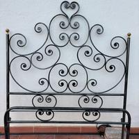 Splendido letto in ferro battuto