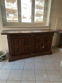 Credenza antica madia in noce
