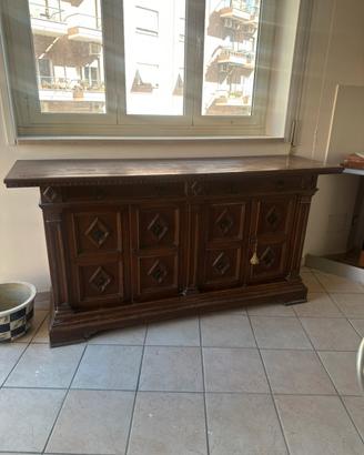 Credenza antica madia in noce